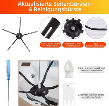 INF Tilbehør Roborock S7, 22 deler Roborock S7/S7+/S7 MaxV/S7 MaxV Plus/S7 MaxV Ultra