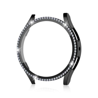 INF Bling smart klokkedeksel med skjermbeskytter til Samsung Watch 6 44 mm Sort