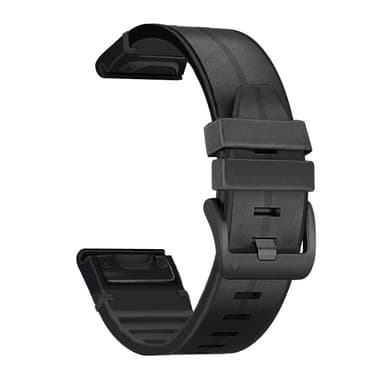 TPU-klokkerem for Garmin Fenix 6 22mm Sort