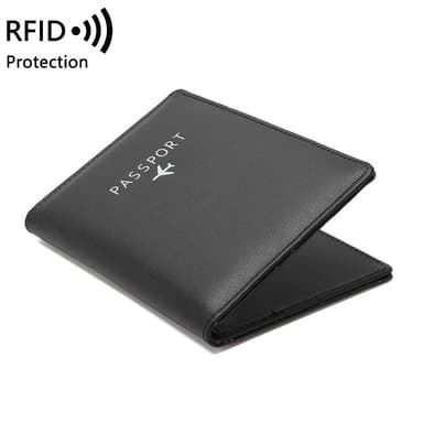 RFID-blokkerende reiselommebokholder Passholder Sort