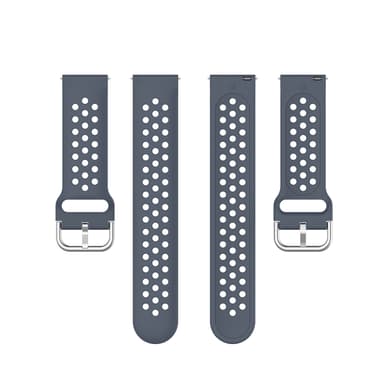 Ensfarget sportsarmbåndsklokkerem for Samsung Galaxy Watch 20 mm Grå