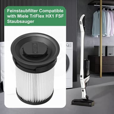 INF Tilbehør til haugfilter 2-pakning med børste Miele TriFlex HX1 FSF