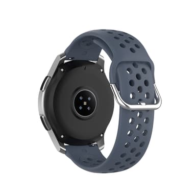 Ensfarget sportsarmbåndsklokkerem for Samsung Galaxy Watch 20 mm Grå