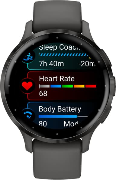 Garmin Venu 3S smartklokke (pebble grey)