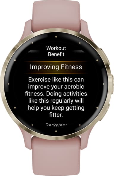 Garmin Venu 3S smartklokke (rosa)