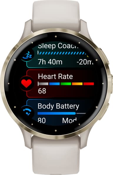 Garmin Venu 3S smartklokke (ivory)