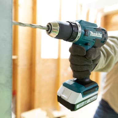 Makita batteridrevet bor-/skrutrekkersett DF488DWE - Elkjøp | Elkjøp