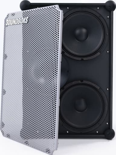 Soundboks 4 partyhøyttaler (metallgrå)