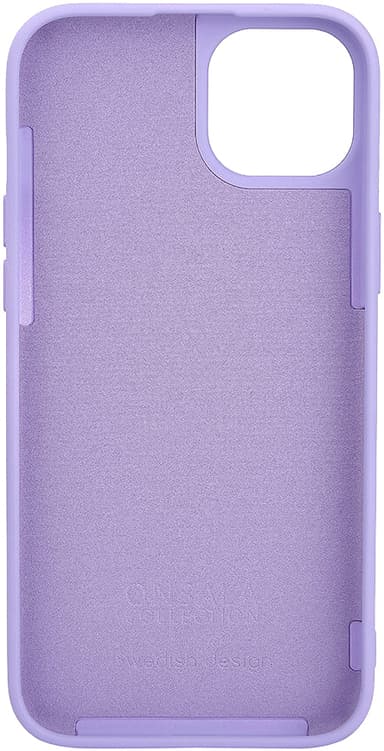 Onsala iPhone 15 Plus Silicone deksel (lilla)