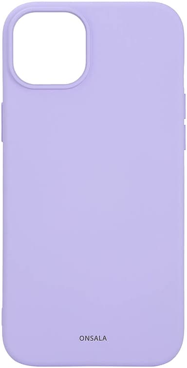 Onsala iPhone 15 Plus Silicone deksel (lilla)