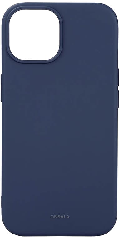 Onsala iPhone 15 Silicone deksel (blå)