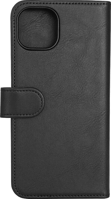 Gear 2in1 iPhone 15 Plus 3 lommebokdeksel (sort)