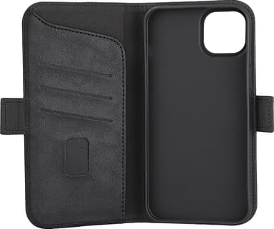 Gear iPhone 15 Plus lommebokdeksel (sort)