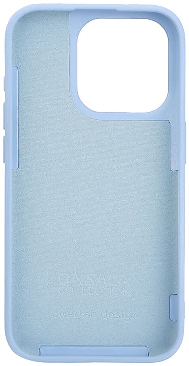 Onsala iPhone 15 Pro Silicone deksel (lyseblå)