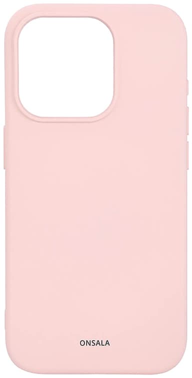 Onsala iPhone 15 Pro Silicone deksel (rosa)
