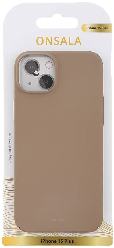Onsala iPhone 15 Plus Sand Burst deksel (beige)