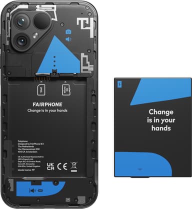Fairphone 5 5G smarttelefon 8/256GB (sort)