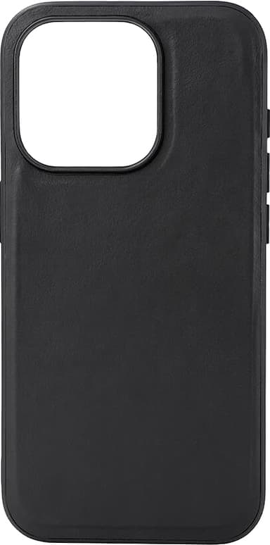 Buffalo iPhone 15 Pro Leather MagSeries deksel (sort)