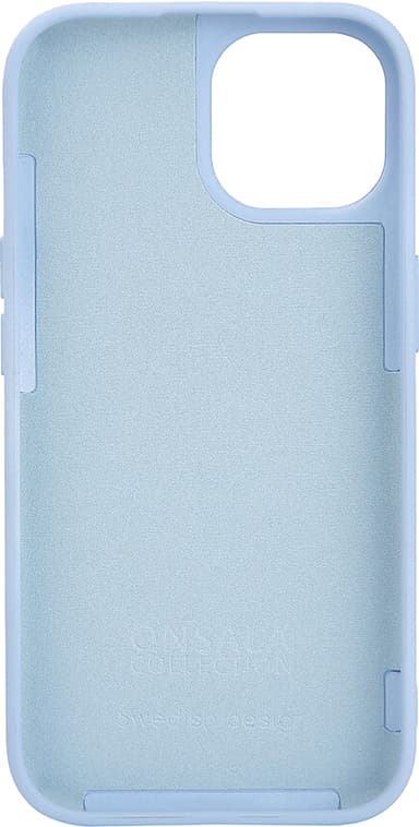 Onsala iPhone 15 Silicone deksel (lyseblå)