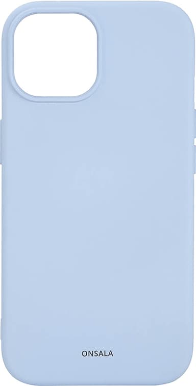 Onsala iPhone 15 Silicone deksel (lyseblå)
