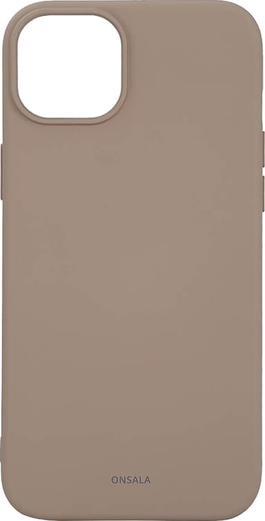 Onsala iPhone 15 Plus Silicone deksel (beige)
