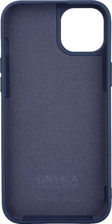 Onsala iPhone 15 Plus Silicone deksel (blå)