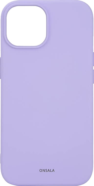Onsala iPhone 15 Silicone deksel (lilla)
