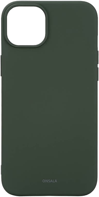 Onsala iPhone 15 Plus Silicone deksel (grønn)