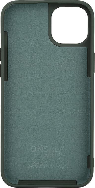 Onsala iPhone 15 Plus Silicone deksel (grønn)