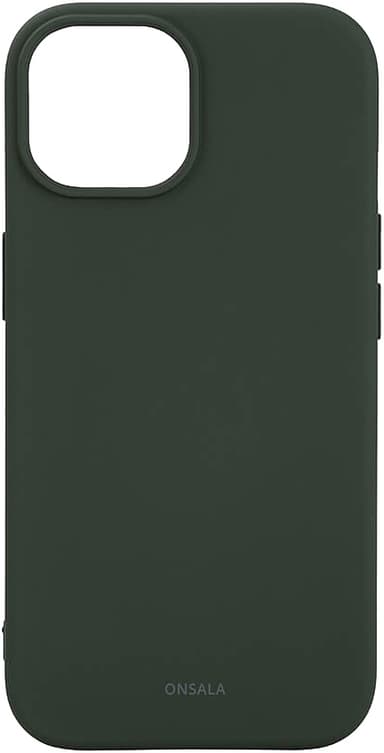 Onsala iPhone 15 Silicone deksel (grønn)