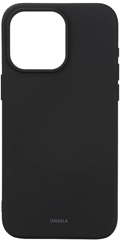 Onsala iPhone 15 Pro Max Silicone deksel (sort)