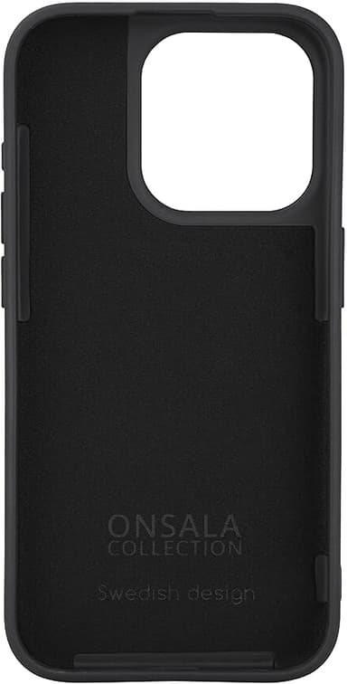 Onsala iPhone 15 Pro Silicone deksel (sort)
