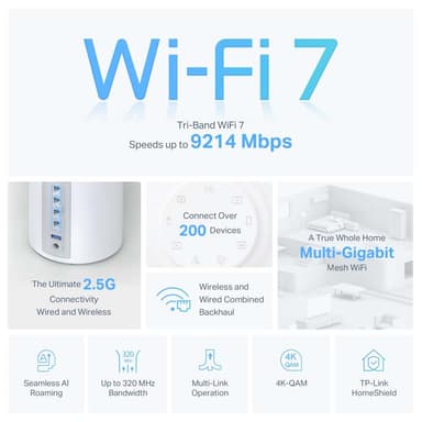 TP-Link Deco BE65 Mesh WiFi system (2-pk.)
