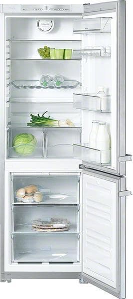 Miele KFN 12923 kombiskap 201cm stål - brukt