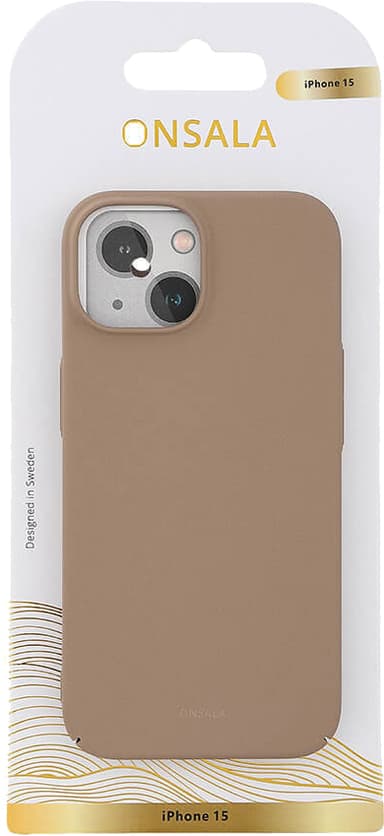 Onsala iPhone 15 Sand Burst deksel (beige)