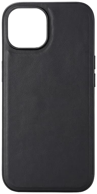 Buffalo iPhone 15 Leather MagSeries deksel (sort)