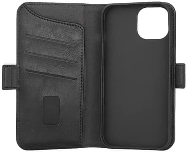 Gear iPhone 15 lommebokdeksel (sort)