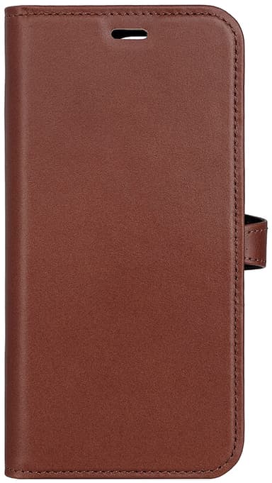 Buffalo iPhone 15 Pro 2-i-1 Leather MagSeries lommebokdeksel (brun)