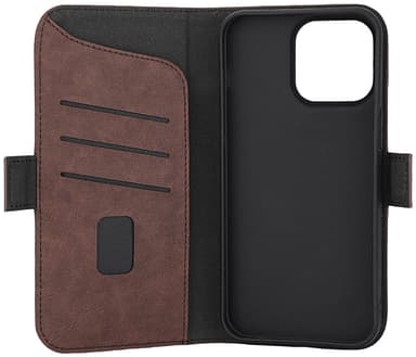 Gear iPhone 15 wallet Pro Max deksel (brun)