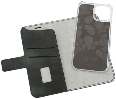 Onsala iPhone 15 Magnetic Eco lommebokdeksel (grønn)