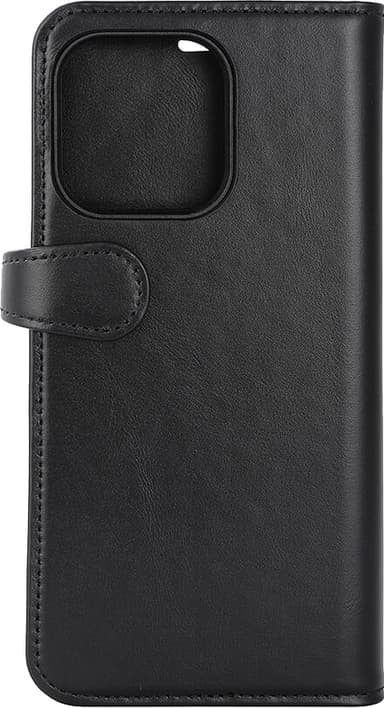 Buffalo iPhone 15 Pro Max 2-i-1 Leather MagSeries lommebokdeksel (sort)