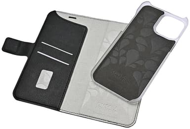 Onsala iPhone 15 Pro Magnetic Eco lommebokdeksel (sort)