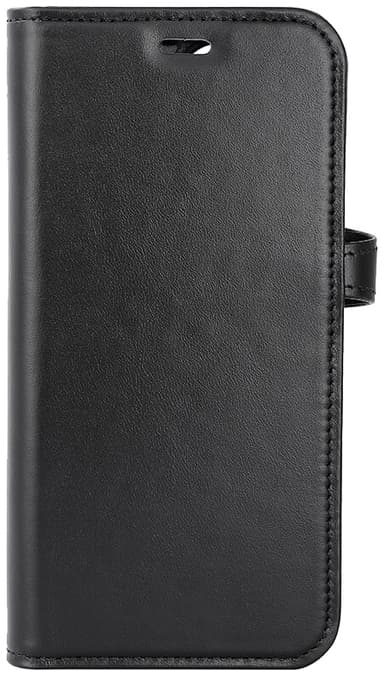 Buffalo iPhone 15 Pro 2-i-1 Leather MagSeries lommebokdeksel (sort)