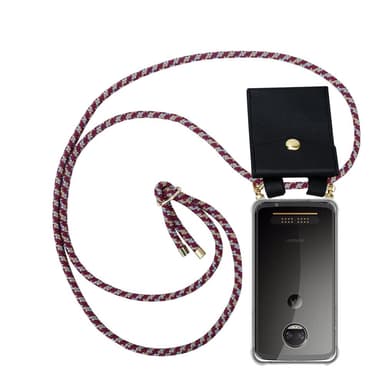 Motorola MOTO Z2 Deksel med Halskjede (rød)