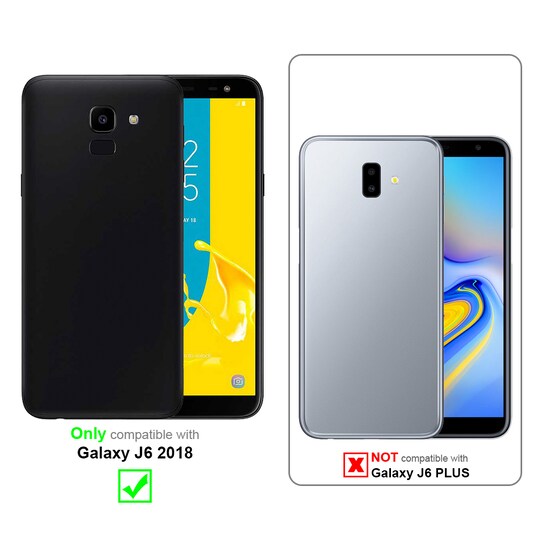 Samsung Galaxy J6 2018 silikondeksel cover (svart)