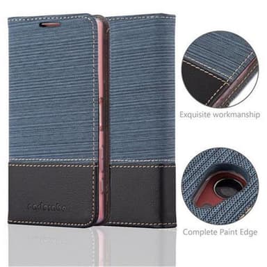 Sony Xperia Z5 COMPACT lommebokdeksel etui (blå)