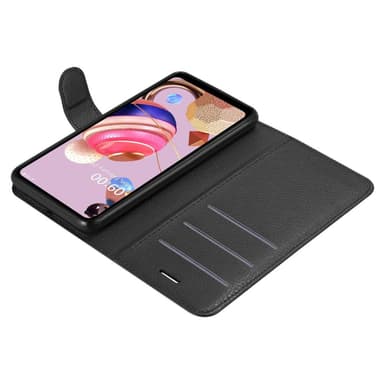LG K51S lommebokdeksel etui (svart)