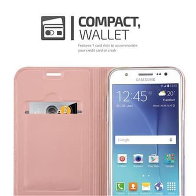 Samsung Galaxy J5 2015 lommebokdeksel etui (rosa)