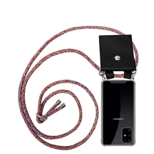 Samsung Galaxy S20 PLUS Deksel med Halskjede (rød)