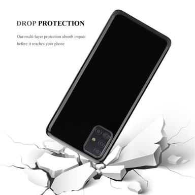 Samsung Galaxy A51 4G / M40s deksel ultra slim (svart)